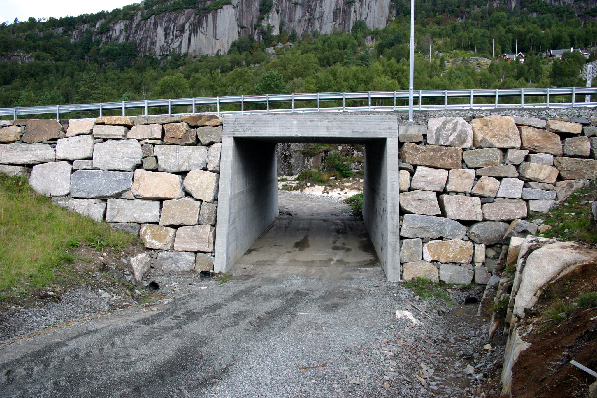 Tjomsland kulvert fra sør